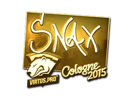 Sticker | Snax (Gold) | Cologne 2015