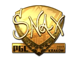 Sticker | Snax (Gold) | Krakow 2017