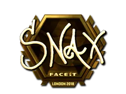 Sticker | Snax (Gold) | London 2018