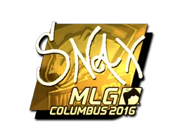 Sticker | Snax (Gold) | MLG Columbus 2016