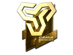 Sticker | Space Soldiers (Gold) | Boston 2018