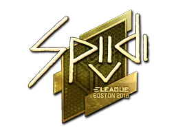 Sticker | Spiidi (Gold) | Boston 2018