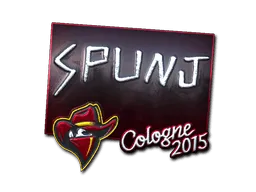 Sticker | SPUNJ (Foil) | Cologne 2015