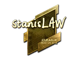 Sticker | stanislaw (Gold) | Boston 2018