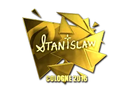 Sticker | stanislaw (Gold) | Cologne 2016