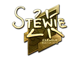 Sticker | Stewie2K (Gold) | Boston 2018