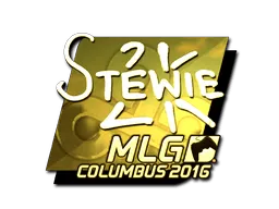 Sticker | Stewie2K (Gold) | MLG Columbus 2016