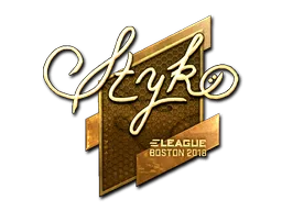 Sticker | STYKO (Gold) | Boston 2018