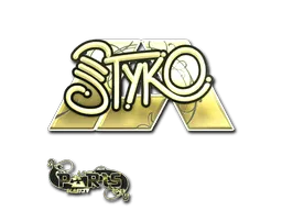 Sticker | STYKO (Gold) | Paris 2023