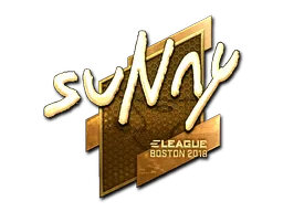 Sticker | suNny (Gold) | Boston 2018