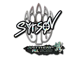 Sticker | syrsoN (Glitter) | Antwerp 2022