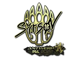 Sticker | syrsoN (Gold) | Antwerp 2022