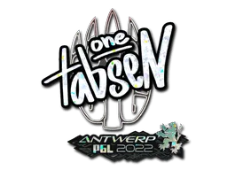 Sticker | tabseN (Glitter) | Antwerp 2022