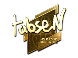 Sticker | tabseN (Gold) | Boston 2018