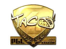 Sticker | TACO (Gold) | Krakow 2017