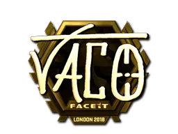 Sticker | TACO (Gold) | London 2018