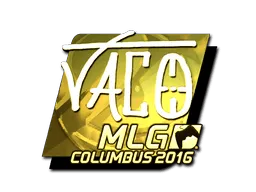 Sticker | TACO (Gold) | MLG Columbus 2016