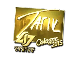 Sticker | tarik (Gold) | Cologne 2015