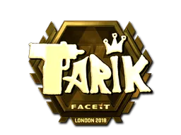 Sticker | tarik (Gold) | London 2018