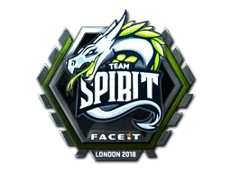 Sticker | Team Spirit (Foil) | London 2018