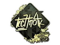 Sticker | Techno4K (Gold) | Rio 2022