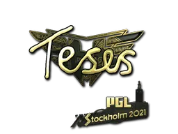 Sticker | TeSeS (Gold) | Stockholm 2021