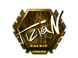 Sticker | tiziaN (Gold) | London 2018