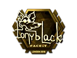 Sticker | tonyblack (Gold) | London 2018