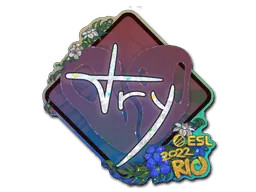 Sticker | TRY (Glitter) | Rio 2022