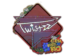 Sticker | Twistzz (Glitter) | Rio 2022