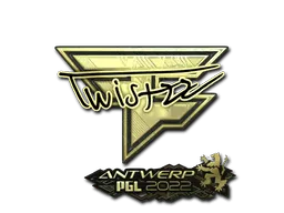 Sticker | Twistzz (Gold) | Antwerp 2022