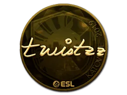 Sticker | Twistzz (Gold) | Katowice 2019