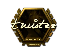 Sticker | Twistzz (Gold) | London 2018