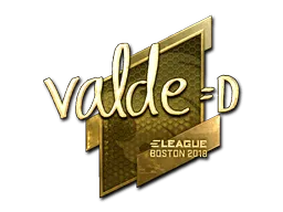 Sticker | v4lde (Gold) | Boston 2018