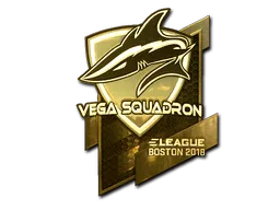 Sticker | Vega Squadron (Gold) | Boston 2018