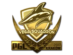 Sticker | Vega Squadron (Gold) | Krakow 2017