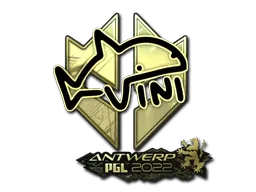 Sticker | VINI (Gold) | Antwerp 2022