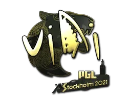 Sticker | VINI (Gold) | Stockholm 2021