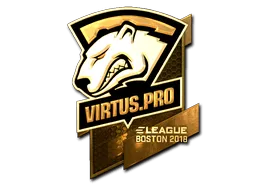 Sticker | Virtus.Pro (Gold) | Boston 2018