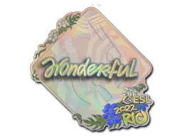 Sticker | w0nderful (Holo) | Rio 2022