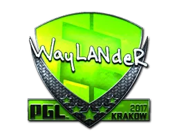 Sticker | wayLander (Foil) | Krakow 2017