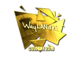Sticker | wayLander (Gold) | Cologne 2016