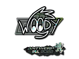 Sticker | WOOD7 (Glitter) | Antwerp 2022