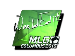 Sticker | WorldEdit (Foil) | MLG Columbus 2016