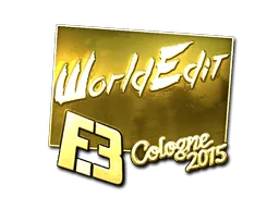 Sticker | WorldEdit (Gold) | Cologne 2015