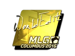 Sticker | WorldEdit (Gold) | MLG Columbus 2016