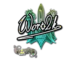 Sticker | Woro2k (Glitter) | Paris 2023