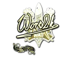 Sticker | Woro2k (Gold) | Paris 2023