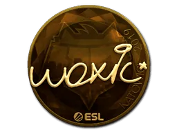 Sticker | woxic (Gold) | Katowice 2019