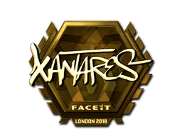 Sticker | XANTARES (Gold) | London 2018